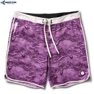 Custom Heat-Transfer Swim Shorts Eco-Friendly Quick Dry 100% Polyester Lightweight Summer Beach Wear - Product Image 6