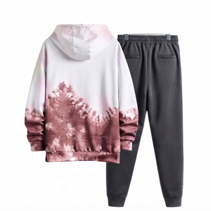 Servicio de personalización: Chándal rojo ligero para hombre, venta al por mayor, fabricante de ropa deportiva con logotipo personalizado, sudadera de forro polar cálida, ropa informal. - Product Image 2