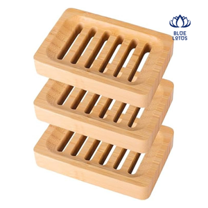 Jabonera de Bambú Ecológica, Accesorio Natural para Baño, Proveedor Mayorista - Product Image 1