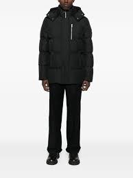 Men's Winter Hooded Thick Bomber <b>Jacket</b> with Zipper Front Eco-Friendly & Windproof Casual Outdoor Coat - Product Image 2