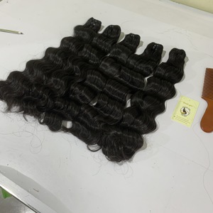 Extensiones de Cabello Humano Natural de Alta Calidad, 100% Remy, Trama Simple, Super Doble, Color Natural, Proveedores Altamente Recomendados - Product Image 3