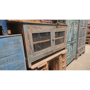 Belle console multimédia en bois de teck 123x58x68 CMS meuble TV pour meubles de salon à usage domestique - Product Image 1