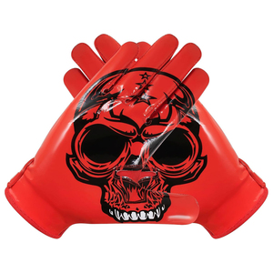 Skull Football <b>Gloves</b> Tacky Grip Skin Tight Skeleton Pro Elite Sticky Receiver American Football <b>Gloves</b> Adult & Youth Sizes - Product Image 5
