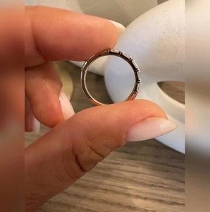 Bague de luxe en diamant de laboratoire taille émeraude pour femme, or 9K 14K 18K, cadeau de fiançailles et de mariage, avec certification IGI SGL, 2 carats - Product Image 3