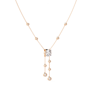 Collier de créateur en diamant de laboratoire certifié IGI, en or massif, bijoux de mariée personnalisés, élégants pour mariage et soirée, bijoux de luxe pour - Product Image 1
