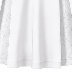 Jupe de cheerleading blanche plissée, bas de tenue d'équipe athlétique, vêtements de sport pour performance, entraînement et compétition, personnalisable - Product Image 3