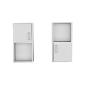 Armadietto Bianco per Medicinali Florence, Eleganti Mensole per Bagno - Product Image 1
