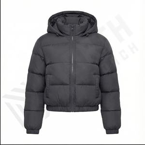 Chaquetas de moda para mujer, acolchadas, a prueba de viento, para otoño e invierno, nuevas, informales, con cremallera, cortas, de alta calidad, gruesas, para hombre y mujer - Product Image 2