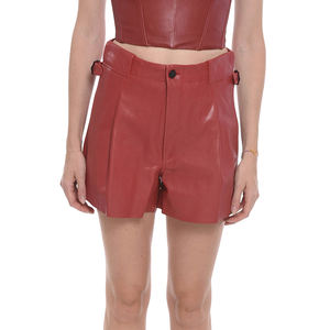 Shorts en cuir respirants taille haute pour femmes, tendance du moment, meilleur fournisseur, vente en gros, nouvelle mode - Product Image 1