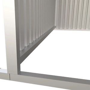Capannone per Bestiame in Metallo Zincato 12FT X 20FT per Fattoria, 240 Piedi Quadrati, Pannelli Ondulati 27 GA, Montaggio Scorrevole TMG MS1220L - Product Image 6