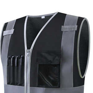 Chaleco de Seguridad de Tela Tejida Hecho en Fábrica, Alta Visibilidad, Reflectante, Nuevo Diseño, Ropa de Trabajo de Seguridad - Product Image 5