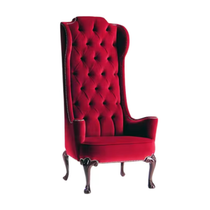 Chaises de trône à dossier haut modernes de luxe Toutes les chaises de pédicure rouges Chaises de trône King Good At Quality Direct Factory - Product Image 3