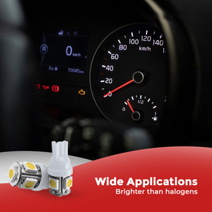Bombillas LED T10 Roadpower Blanco Brillante, Paquete de 10, CANbus, Sin Errores, Plug & Play, Ahorra la Vida Útil de la Batería y Ofrecen una Potencia Fuerte - Product Image 2