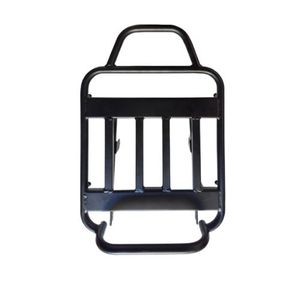 Porte-bagages arrière en fer SK0103 pour moto, compatible Rebel Black et Super Cub C125, capacité de charge 8 kg, finition thermolaquée, fabriqué à Taïwan - Product Image 1