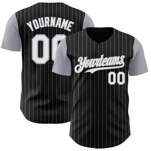 Maillots de baseball personnalisés en gros OEM - 100% polyester respirant unisexe, impression numérique par transfert thermique, col rond, manches courtes - Product Image 5