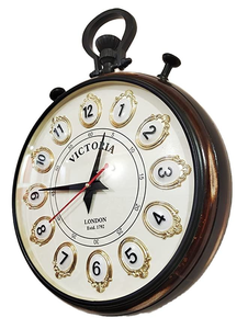 Wooden <b>Wall</b> <b>Clock</b> Decorative Large Wood <b>Wall</b> <b>Clock</b> <b>Modern</b> Rustic Farmhouse Timepiece for Living Room Bedroom Kitchen Office Home - Product Image 3
