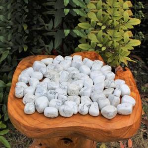 Pierres Roulées en Howlite Blanche Naturelle, Cristal de Guérison pour Reiki, Méditation, Décoration Énergétique, Gamme Chakra, Marque Chakralume, Rajasthan - Product Image 5