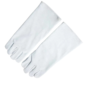 Gants de soudage en cuir à manchette longue, résistants à la chaleur, gants de travail de sécurité, gants de protection pour MIG TIG, fonderie, vente en gros OEM - Product Image 5