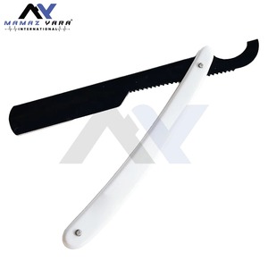 Professional White Black Folding Manual Turkish Razor for <b>Men</b> Barber Straight Edge Shaving Razor Barbershop Grooming Tool Salon - Product Image 6