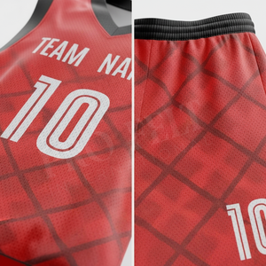 Heavy Weight Custom GSM Basketball Uniform Kit Moisture Wicking Sleeveless Jersey and Shorts for Clubs Schools Tournament - Product Image 4