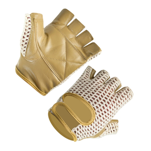 Guantes de Ciclismo de Invierno con Medio Dedo y Cierre de Cordones, Unisex, de Cuero, Poliéster y Neopreno para Deportes al Aire Libre - Product Image 4