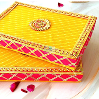 Nouvelle Arrivée Indienne : Boîte à Bonbons Décorative Faite à la Main en Carton pour Cadeaux de Mariage, Fruits Secs et Friandises – Idéale pour les Fêtes et Événements Festifs