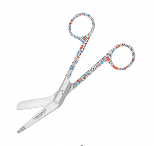 Ciseaux à pansements Lister de 5,5 pouces avec poignée à motifs par Al Mida - Product Image 1