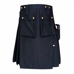 SKILLED SPORTS Nouveaux Kilt utilitaires sur mesure pour hommes et femmes - Kilt écossais traditionnel en coton/laine de haute qualité à motif tartan - Product Image 1