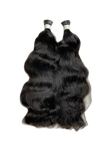 Tip Hair 100% Extensions de cheveux humains vietnamiens sans cuticule chimique alignée tissage de cheveux bonne garantie de service pour les femmes noires - Product Image 4
