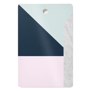 Planche à découper imprimée en émail de marbre de haute qualité Cuisine Utilisation quotidienne Planche à découper durable Conception imprimée en émail pour la cuisine - Product Image 1