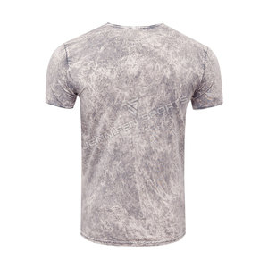 Camiseta Ligera de Algodón 100% con Lavado Ácido, Diseño de Logotipo Personalizado para Hombre, Corte Regular, Hombros Caídos, Transpirable, de Secado Rápido, Unisex - Product Image 2