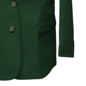Veste Blazer The Links avec écusson vert forêt, tenue formelle grecque pour homme, uniforme de club brodé, sur mesure en gros - Product Image 3