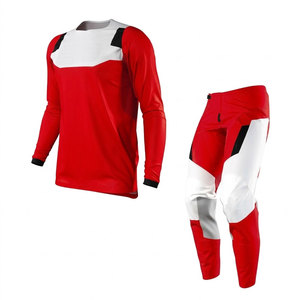 Traje Profesional para Motocross, Conjunto de Jersey y Pantalones, Ligero, Transpirable, de Poliéster/Nailon, Unisex, Ropa de Carreras para Motocicleta - Product Image 1