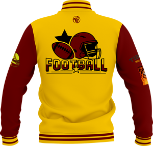Chaqueta Varsity de Invierno para Hombre, de Alta Calidad, Ecológica, de Lana/Cuero, Resistente al Viento, con Bordado, Mangas Largas, Estilo Béisbol - Product Image 6