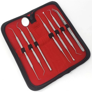 Kit de Higiene Dental de 7 Piezas Jamso Industries, Juego de Cuidado Bucal de Acero Inoxidable, Clase I CE ISO 13485, Uso Clínico, 1 Año de Garantía - Product Image 3