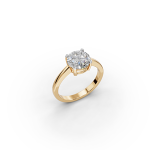 2.00 Ct Bold Solitaire Lab-Grown Diamond <b>Ring</b> Elegant and Luxurious Jewelry for All Occasions - Product Image 1