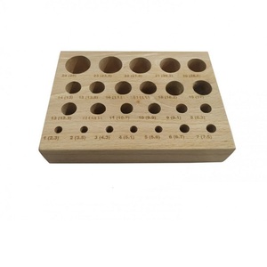 Soporte de madera de alta calidad con 24 orificios para herramientas de fabricación de joyas, venta al por mayor, precio más bajo, mejor producto para la fabricación de joyas. - Product Image 4
