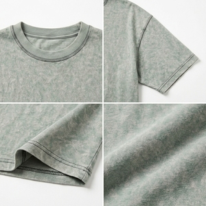 Camiseta de Algodón para Hombre, Cuello Redondo, Manga Corta, Corte Regular, Color Sólido, Ligera, Estampado Serigrafiado, Ecológica, de Secado Rápido - Product Image 6