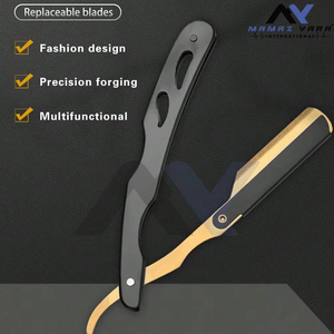 Single Edge Stainless Steel Straight <b>Razor</b> for Manual Shaving <b>Mens</b> Beard & Mustache Grooming <b>Razor</b> Professional Barber Shaving - Product Image 3