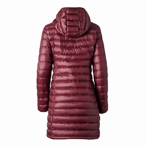 <b>Long</b> Quilted Down Puffer Jacket Hooded <b>Waterproof</b> Breathable Winter <b>Coat</b> with Pockets for Men and Unisex 2026 - Product Image 3