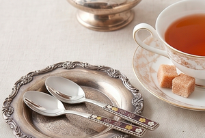 <b>Flower</b> Design Stainless Steel Tea Spoons With Long Handles <b>Mirror</b> Polish Dishwasher Safe For Kitchenware Use - Product Image 4