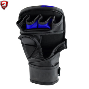 Guantes de Sparring MMA de Alta Calidad Hechos a Medida en Cuero PU Antideslizante con Correa de Muñeca Ajustable y Cierre de Gancho y Bucle para Adultos - Product Image 3