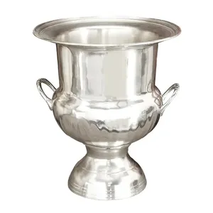 Enfriador de Bebidas de Lujo para Hostelería, Cubo para Champán de Acero Inoxidable Hecho a Mano para Entretenimiento de Huéspedes y Almacenamiento de Bebidas ZAHID - Product Image 6