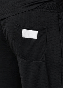 High Quality OEM Custom Men's Black & <b>white</b> Contrast Tank Top and Shorts <b>Set</b>- <b>2</b> <b>Piece</b> Gym Sportswear Breathable Eco-Friendly <b>Set</b> - Product Image 6