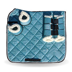Nouvelle tapisserie de selle professionnelle élégante pour cheval, doublure polaire personnalisée, masque de protection pour les oreilles pour le saut d'obstacles - Product Image 5