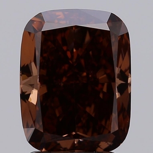 3.00 ct <b>Cushion</b> Cut Lab Grown Diamond Fancy Deep Brown VS1 IGI Certified CVD Loose Diamond Wholesale for Jewelry Making - Product Image 1