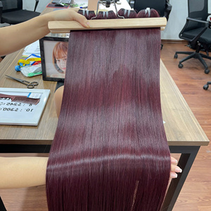 Producto Popular: Cabello Humano Vietnamita de Calidad, Liso, con Color Degradado, Doble Trama, Sin Caída, Sin Enredos - Product Image 4
