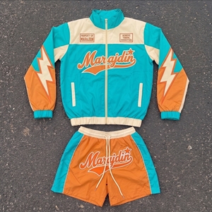 Comfortable Reasonable Price Winter Two Piece Short Windbreaker Sets Customize Size Fleece Street Style Quick Dry High Quality - Product Image 3