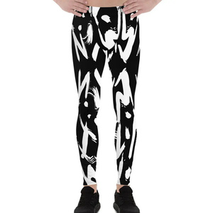 Precio al por Mayor RTS, Leggings de Compresión Sublimados Personalizados de Primera Calidad, Último Diseño, Leggings MMA de Secado Rápido, AS-ML-505 - Product Image 4