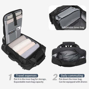 Mochila Impermeable para Portátil Bagnex 9660 con Puerto de Carga USB, Gran Capacidad, Oxford, para Viajes de Negocios, Antirrobo, para el Trabajo - Product Image 3